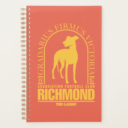 Ted Lasso | AFC Richmond Gold Arched Logo Planner (Voorkant)