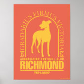 Ted Lasso | AFC Richmond Gold Arched Logo Poster (Voorkant)
