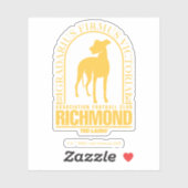 Ted Lasso | AFC Richmond Gold Arched Logo Sticker (Vel)
