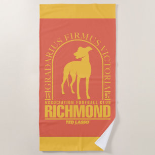 Ted Lasso   AFC Richmond Gold Arched Logo Strandlaken