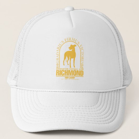 Ted Lasso | AFC Richmond Gold Arched Logo Trucker Pet (Voorkant)