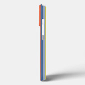 Ted Lasso | AFC Richmond Logo Streeppatroon Case-Mate iPhone Case (Achterkant / Links)