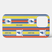 Ted Lasso | AFC Richmond Logo Streeppatroon Case-Mate iPhone Case (Achterkant (horizontaal))