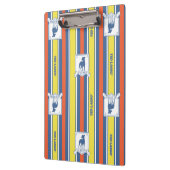 Ted Lasso | AFC Richmond Logo Stripe Pattern Klembord (Links)