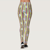 Ted Lasso | AFC Richmond Logo Stripe Pattern Leggings (Achterkant)