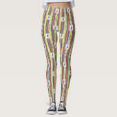 Ted Lasso | AFC Richmond Logo Stripe Pattern Leggings (Voorkant)