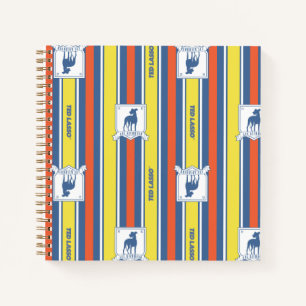 Ted Lasso   AFC Richmond Logo Stripe Pattern Notitieboek