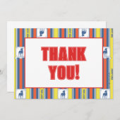 Ted Lasso | AFC Richmond Logo Stripe Pattern Notitiekaartje (Voorkant / Achterkant)