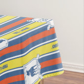 Ted Lasso | AFC Richmond Logo Stripe Pattern Tafelkleed (Voorbeeld)