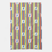 Ted Lasso | AFC Richmond Logo Stripe Pattern Theedoek (Verticaal)