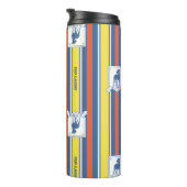 Ted Lasso | AFC Richmond Logo Stripe Pattern Thermosbeker (Geroteerd rechts)