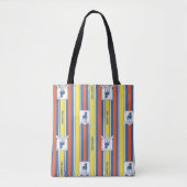 Ted Lasso | AFC Richmond Logo Stripe Pattern Tote Bag (Voorkant)