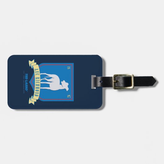 Ted Lasso | AFC Richmond Team Logo Bagagelabel (Voorkant horizontaal)