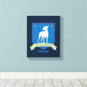 Ted Lasso | AFC Richmond Team Logo Canvas Afdruk (Insitu (Houten vloer))