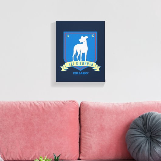 Ted Lasso | AFC Richmond Team Logo Canvas Afdruk (Insitu (Woonkamer))