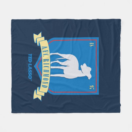 Ted Lasso | AFC Richmond Team Logo Fleece Deken (Voorkant (Horizontaal))