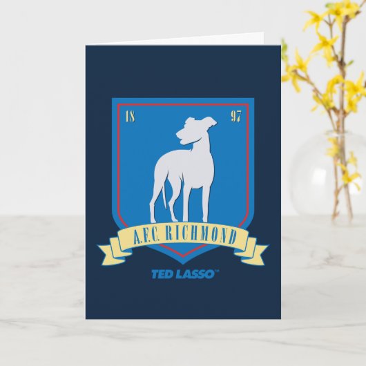 Ted Lasso | AFC Richmond Team Logo Kaart (Gele Bloem)