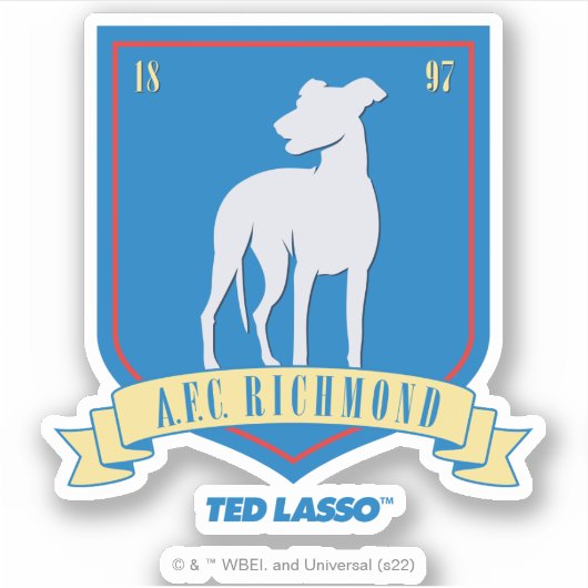 Ted Lasso | AFC Richmond Team Logo Sticker (Voorkant)