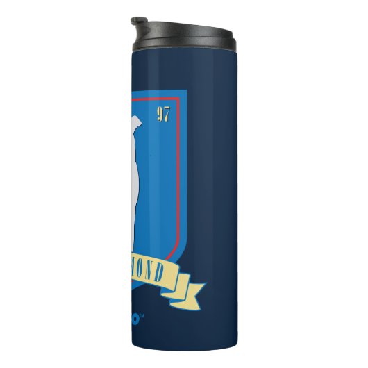 Ted Lasso | AFC Richmond Team Logo Thermosbeker (Geroteerd rechts)