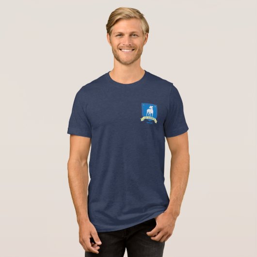 Ted Lasso | AFC Richmond Team Logo Tri-Blend Shirt (Voorkant volledig)