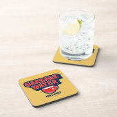 Ted Lasso | Afvalwaterthee Grafisch Bier Onderzetter (Rechterzijde)