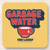 Ted Lasso | Afvalwaterthee Grafisch Bier Onderzetter (Voorkant)