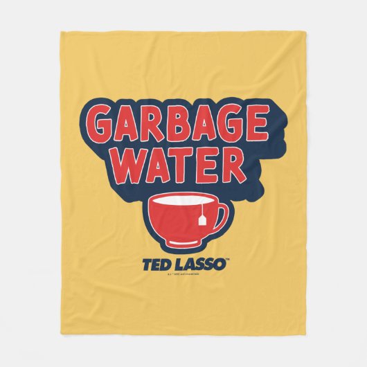 Ted Lasso | Afvalwaterthee Grafisch Fleece Deken (Voorkant)