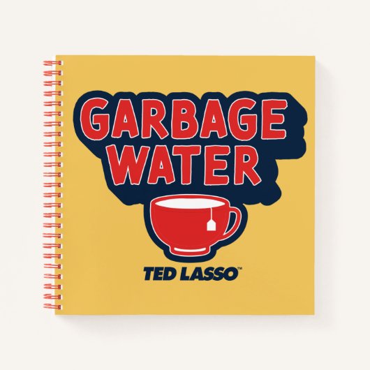 Ted Lasso | Afvalwaterthee Grafisch Notitieboek (Voorkant)