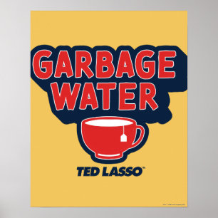 Ted Lasso   Afvalwaterthee Grafisch Poster