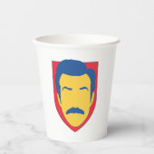 Ted Lasso Badge Papieren Bekers (Voorkant)