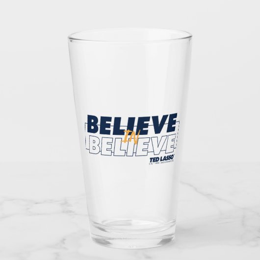Ted Lasso | Believe in Believe Glas (Voorkant)
