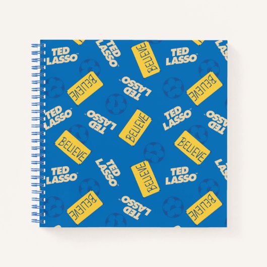 Ted Lasso | Believe Sign and Ball Toss Pattern Notitieboek (Voorkant)