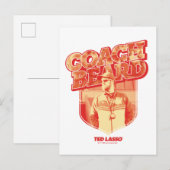 Ted Lasso | Coach Beard Badge Briefkaart (Voorkant / Achterkant)