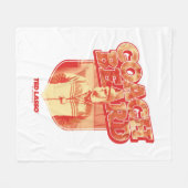 Ted Lasso | Coach Beard Badge Fleece Deken (Voorkant (Horizontaal))