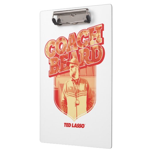 Ted Lasso | Coach Beard Badge Klembord (Links)