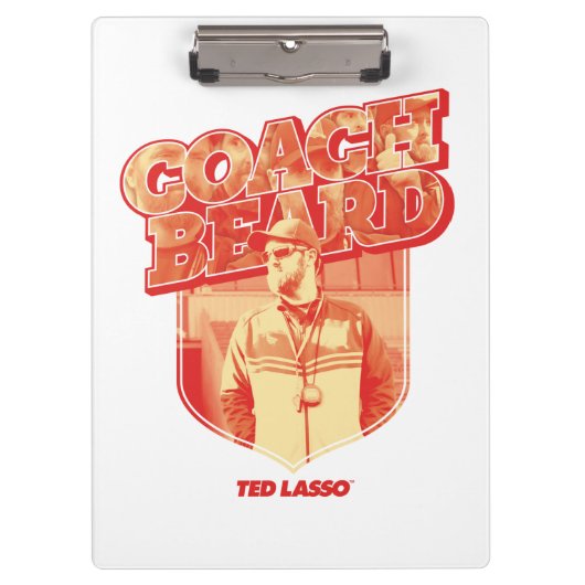 Ted Lasso | Coach Beard Badge Klembord (Voorkant)