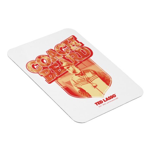Ted Lasso | Coach Beard Badge Magneet (Rechterzijde)
