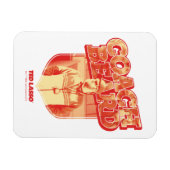 Ted Lasso | Coach Beard Badge Magneet (Horizontaal)