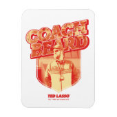 Ted Lasso | Coach Beard Badge Magneet (Verticaal)