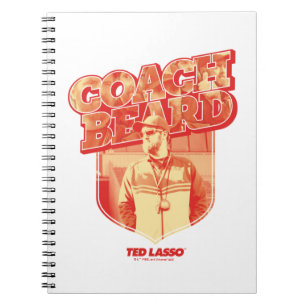 Ted Lasso   Coach Beard Badge Notitieboek