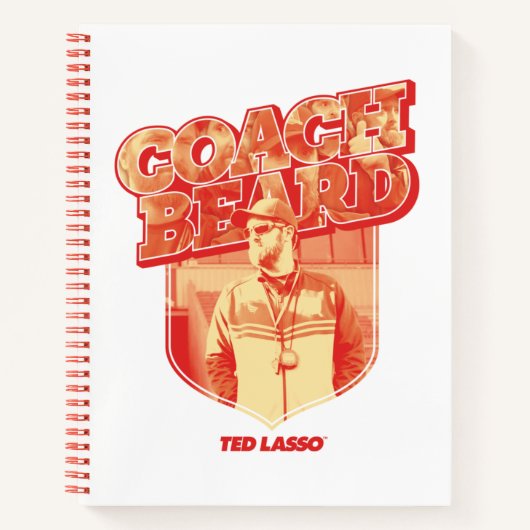 Ted Lasso | Coach Beard Badge Notitieboek (Voorkant)