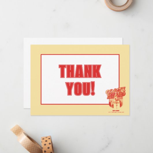 Ted Lasso | Coach Beard Badge Notitiekaartje (Voorkant / Achterkant in situ)