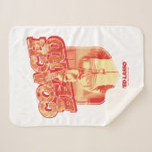 Ted Lasso | Coach Beard Badge Sherpa Deken (Voorkant (horizontaal))