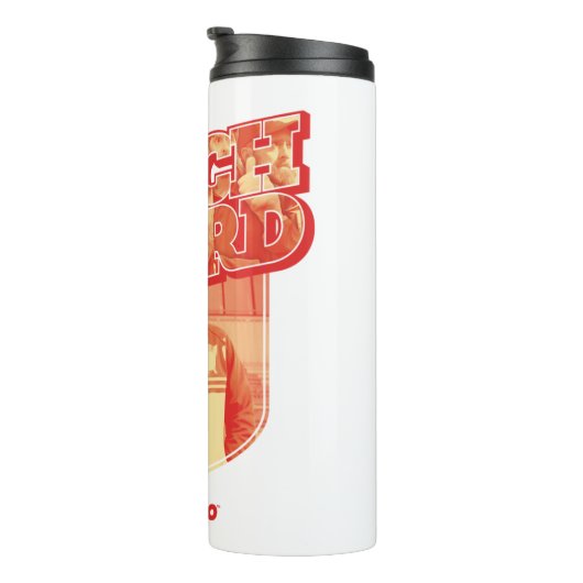 Ted Lasso | Coach Beard Badge Thermosbeker (Geroteerd rechts)