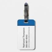 Ted Lasso | Coach Beard Bobblehead Bagagelabel (Achterkant verticaal)