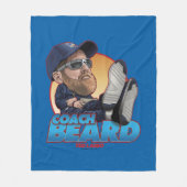 Ted Lasso | Coach Beard Bobblehead Fleece Deken (Voorkant)