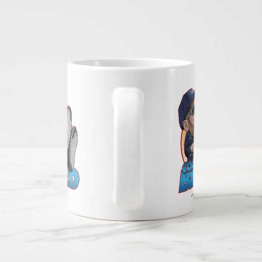 Ted Lasso | Coach Beard Bobblehead Grote Koffiekop (Achterkant)