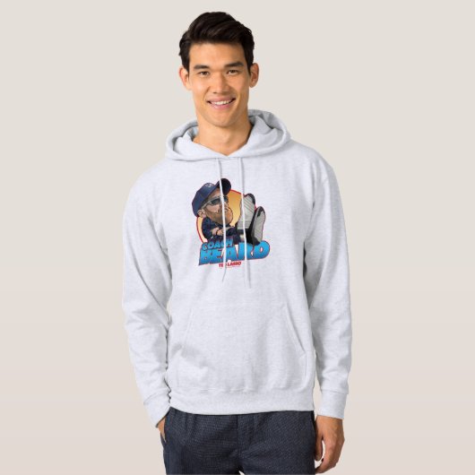 Ted Lasso | Coach Beard Bobblehead Hoodie (Voorkant volledig)