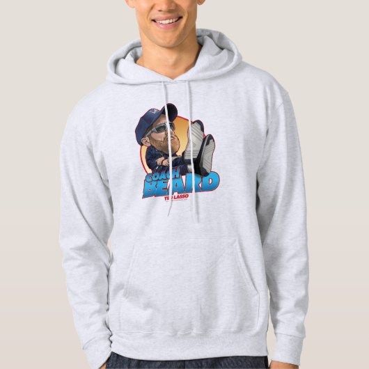 Ted Lasso | Coach Beard Bobblehead Hoodie (Voorkant)
