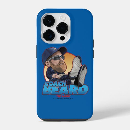 Ted Lasso | Coach Beard Bobblehead iPhone Hoesje (Achterkant)